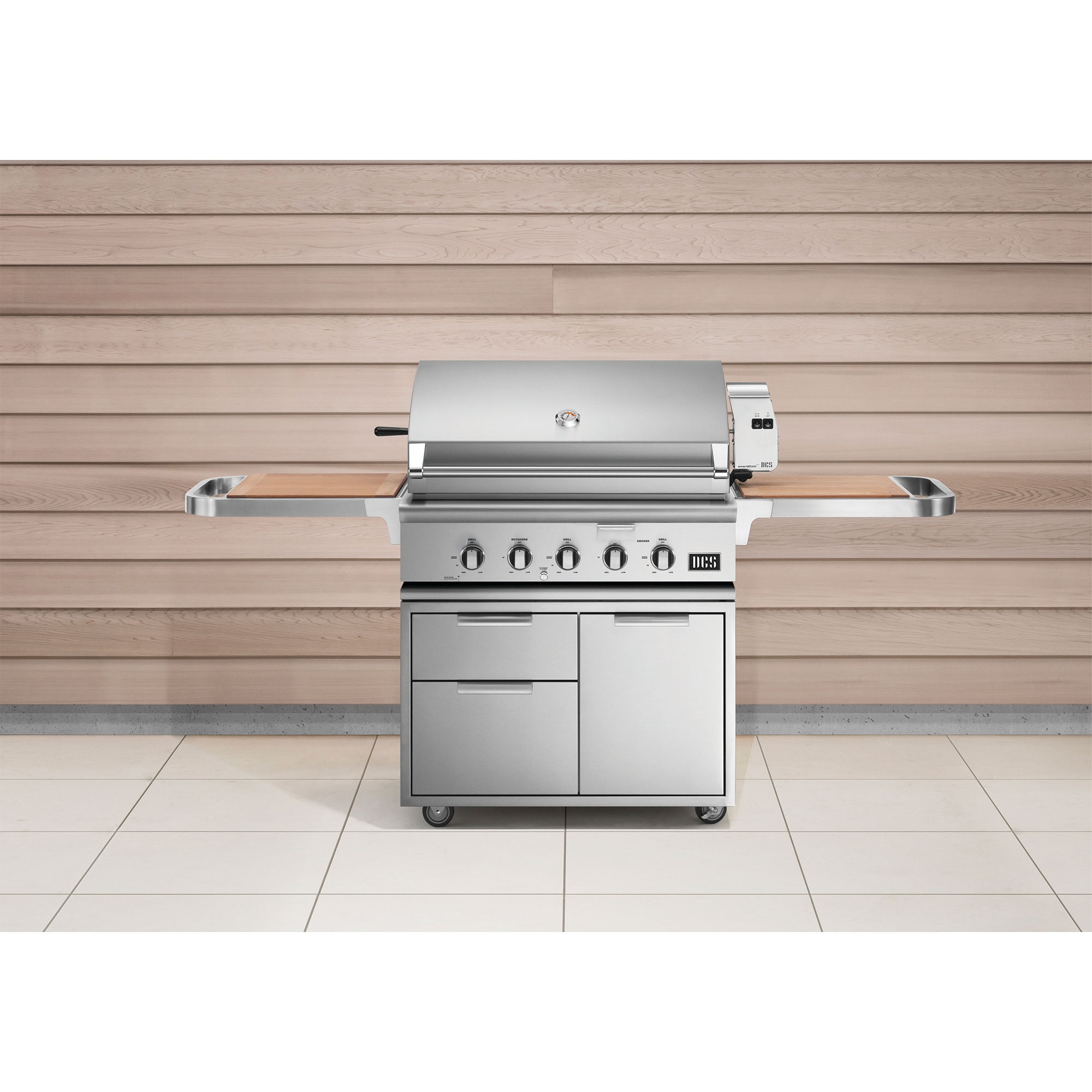 DCS 36" Stainless Steel Grill Cart with Storage, , hires