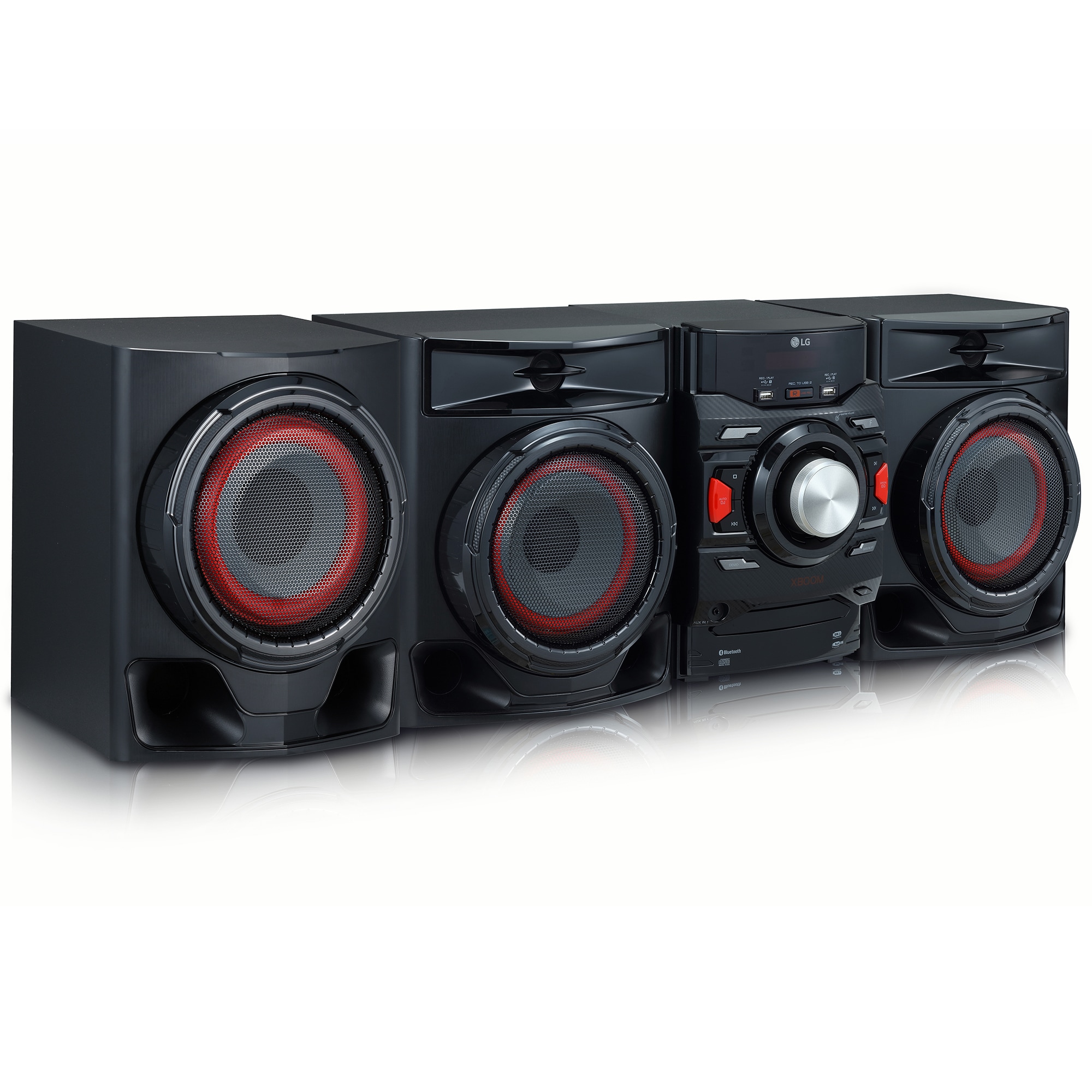 LG XBOOM 2.1ch Bluetooth Shelf System with Speakers and Subwoofer, , hires