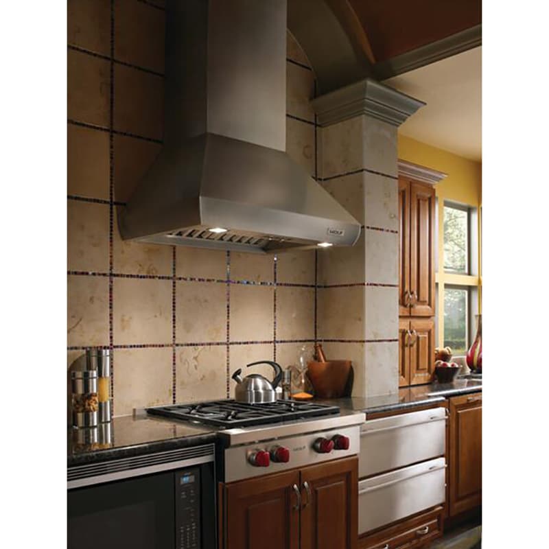 Wolf 30 in. 4-Burner Natural Gas Rangetop with Simmer Burner & Power Burner - Stainless Steel, , hires