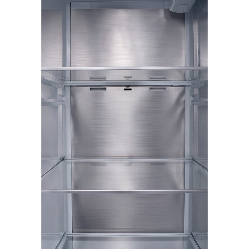 LG InstaView36 in. 27.1 cu. ft. Smart Side by Side Refrigerator with Ice & Water Dispenser - PrintProof Stainless Steel, PrintProof Stainless Steel, hires