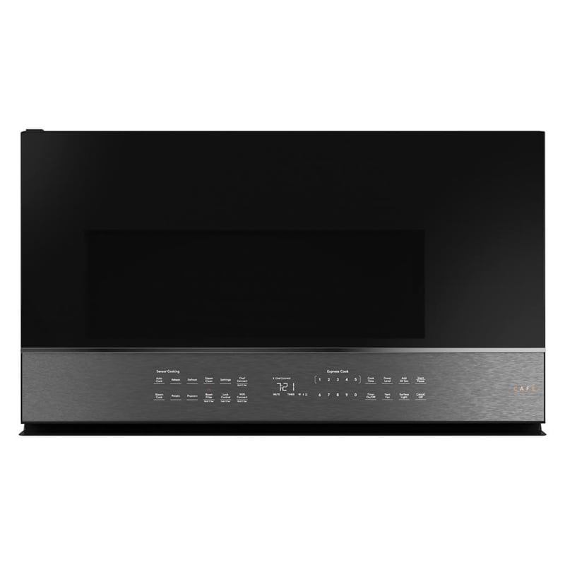 Cafe 30 in. 2.1 cu. ft. 1000W Smart Over-the-Range Microwave with 400 CFM & Sensor Cooking - Platinum Glass, , hires