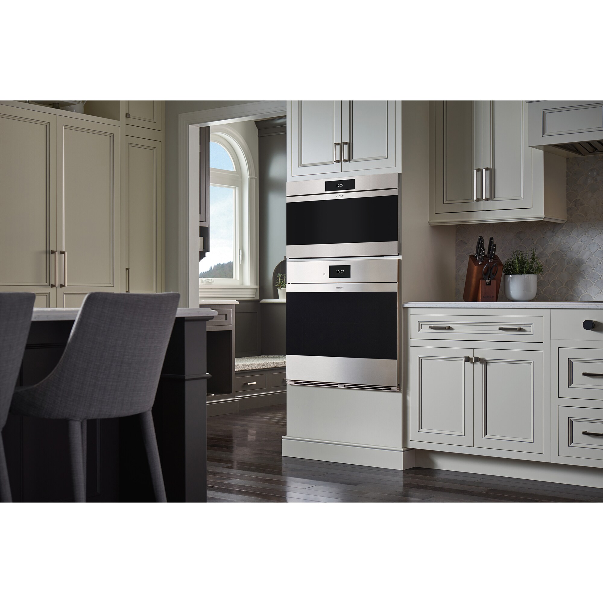 Wolf M Series 30 in. 2.4 cu. ft. Steam Electric Single Wall Oven with Dual Convection - Stainless Steel, , hires