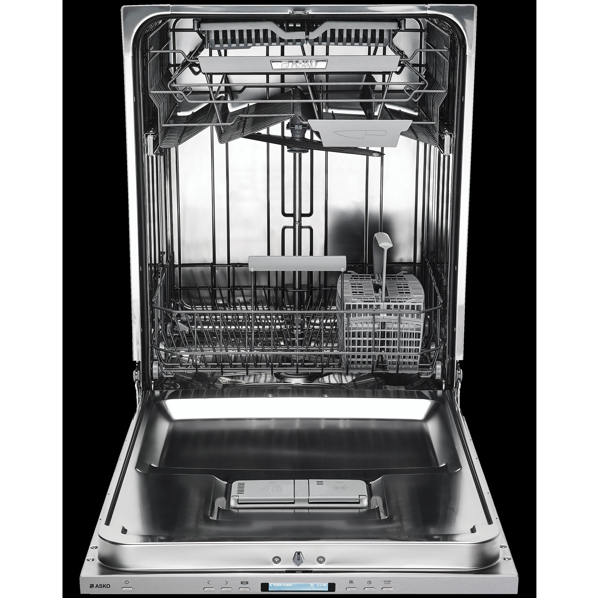 Asko 30 Series 24" BuiltIn Dishwasher with Top Control, 42 dBA Sound Level, 16 Place Settings
