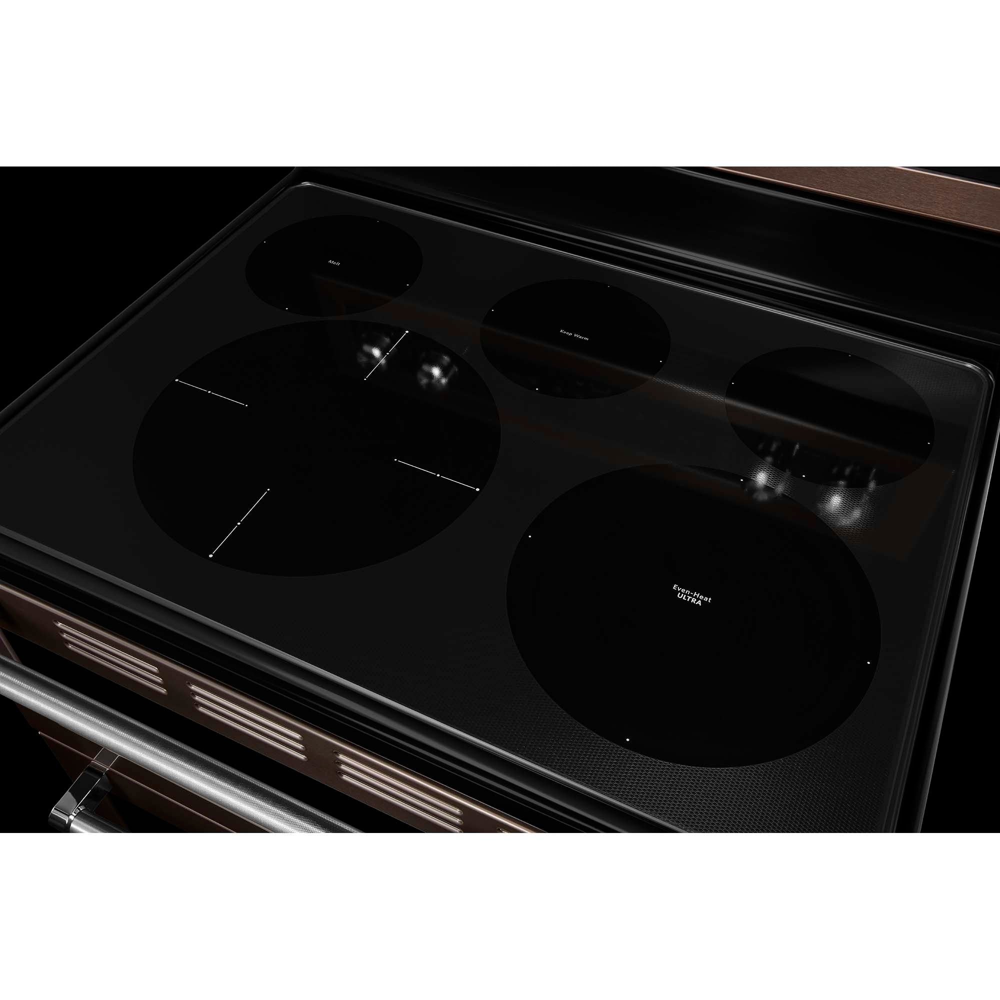 KitchenAid 30 in. 6.7 cu. ft. True European Convection Double Oven Electric Range with Radiant Burners - Black Stainless Steel with PrintShield Finish, , hires