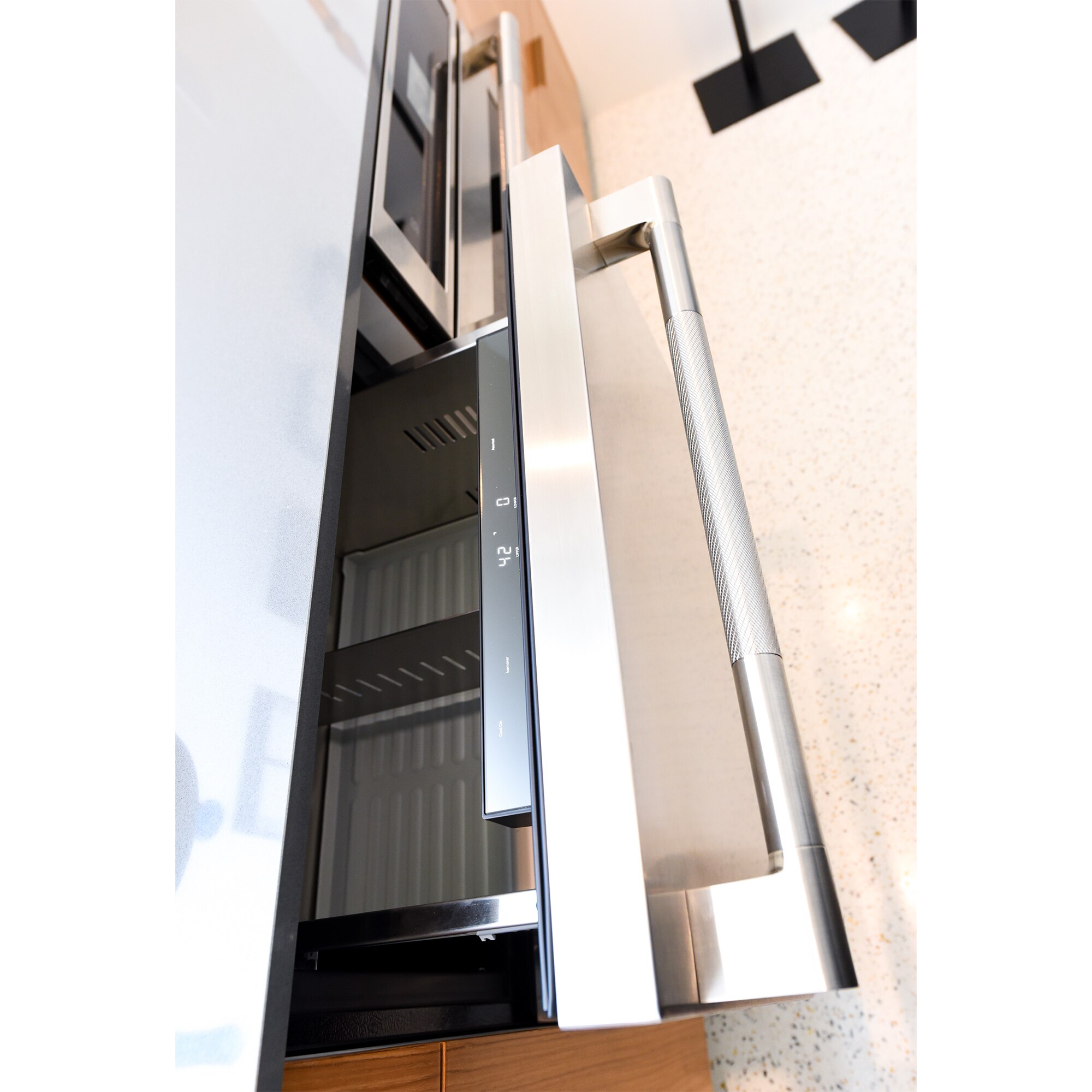 JennAir Rise 30 in. 1.2 cu. ft. 950W Drawer Microwave with Sensor Cooking - Stainless Steel, , hires