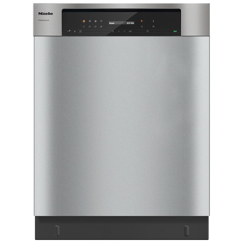 Miele 24 in. Front Control Smart Dishwasher with 48 dBa Sound Level & Pocket - Stainless Steel, , hires