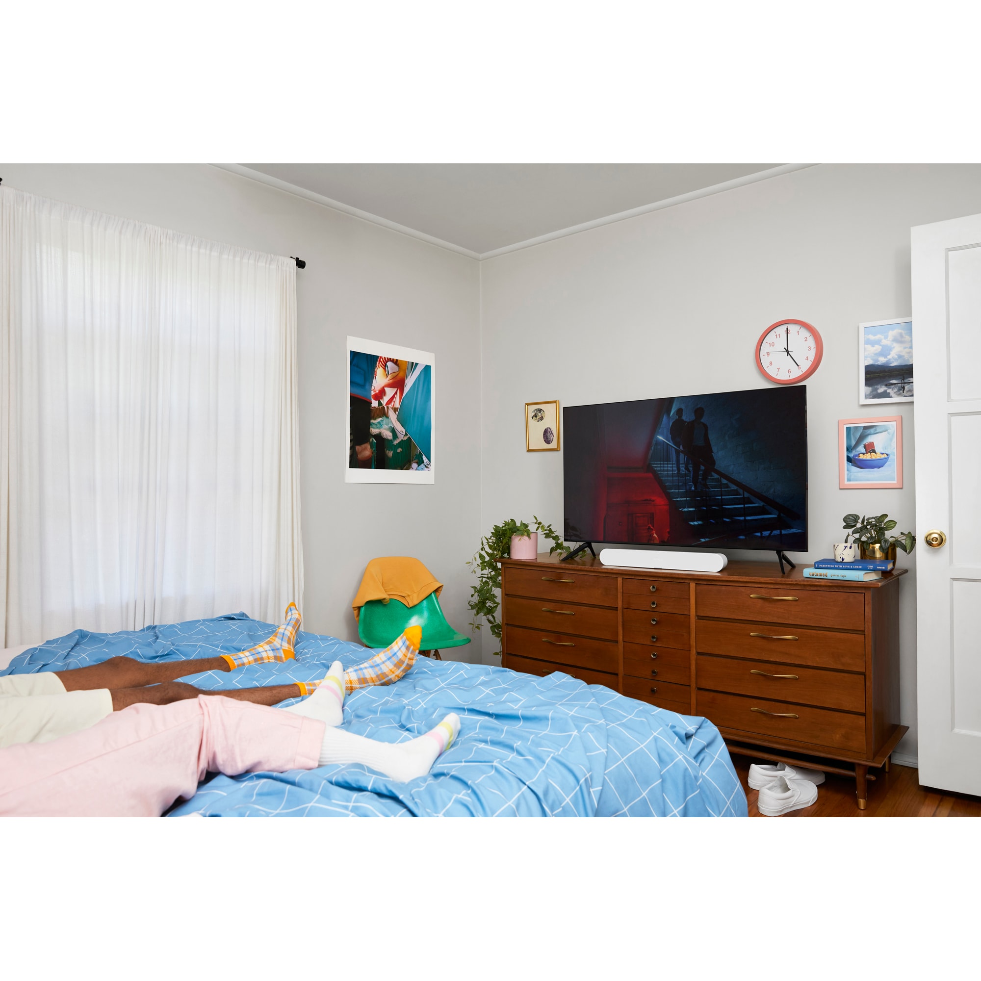 Sonos Ray 2 Channel Smart Sound Bar - White, White, hires