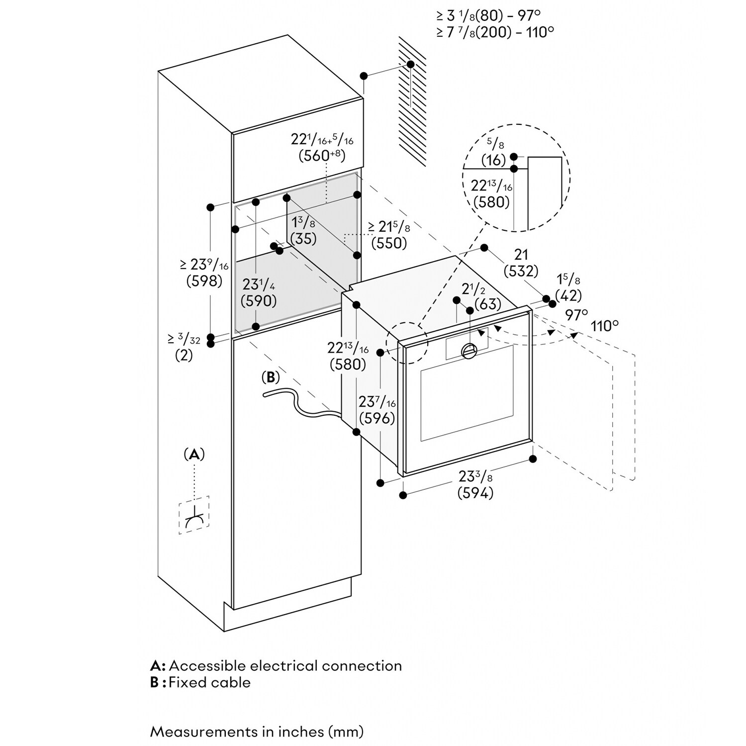 Gaggenau Expressive Series 24 in. 2.7 cu. ft. Smart Electric Single Wall Oven with True European Convection - Stainless Steel, , hires
