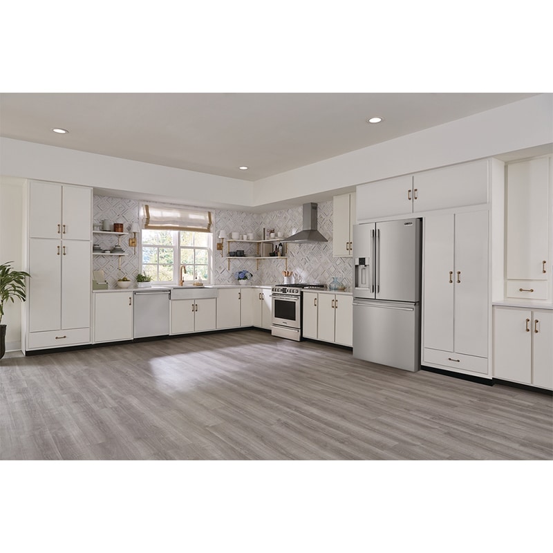 Frigidaire Professional 36 in. 22.6 cu. ft. Counter Depth French Door Refrigerator with Ice & Water Dispenser - Stainless Steel, , hires