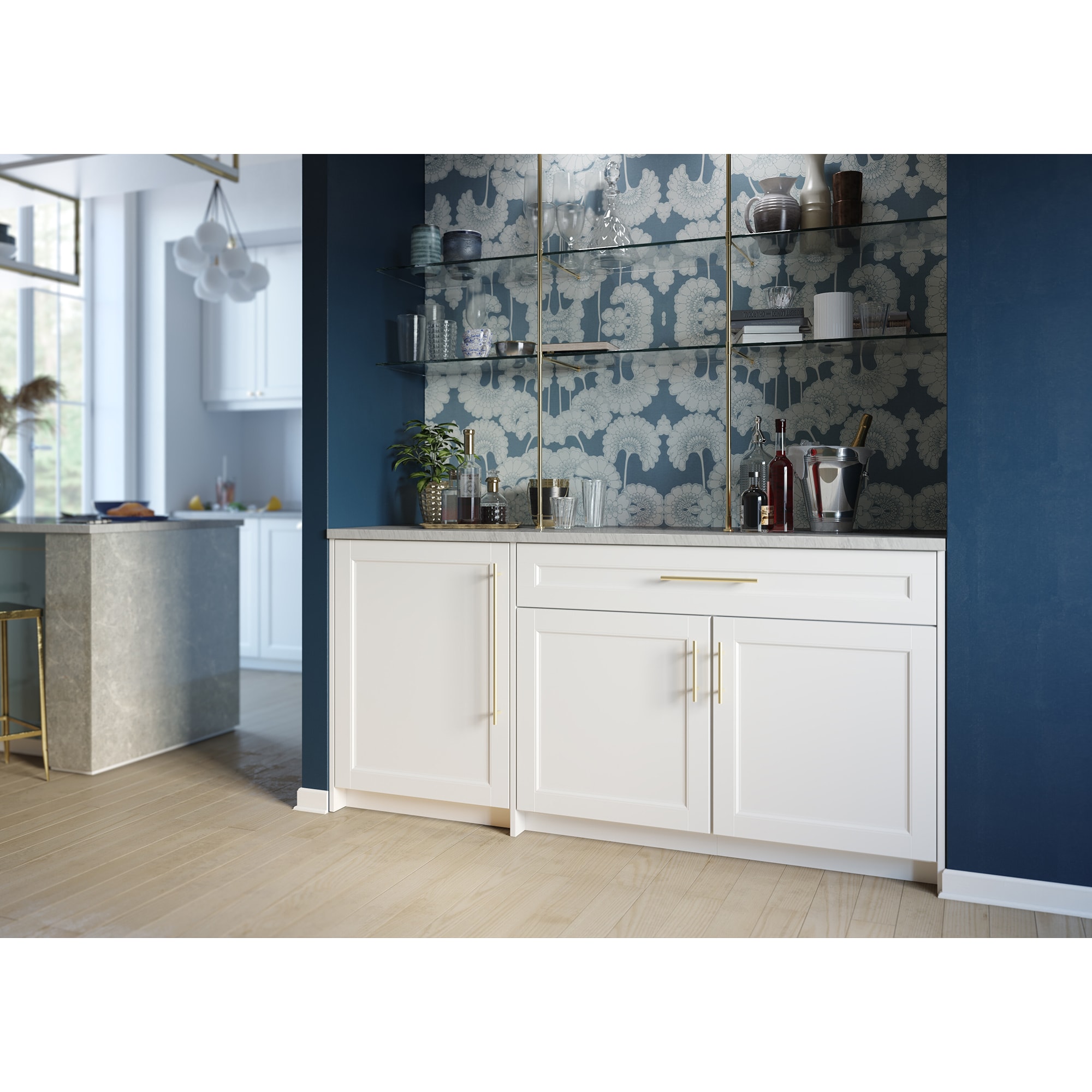 Sub-Zero Designer Series 24 in. Built-In 4.7 cu. ft. Smart Undercounter Refrigerator - Custom Panel Ready, , hires