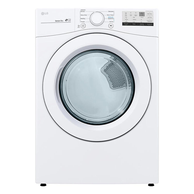 LG 27 in. 7.4 cu. ft. Stackable Gas Dryer with Sensor Dry Technology - White, , hires