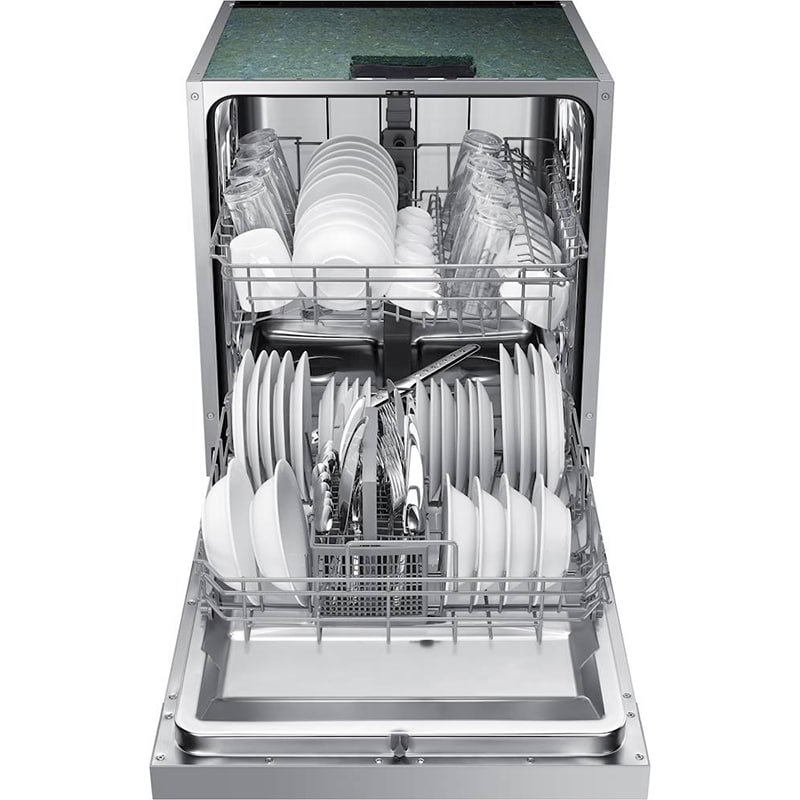 Samsung 24 in. Front Control Dishwasher with 52 dBa Sound Level & Pocket - Stainless Steel, , hires