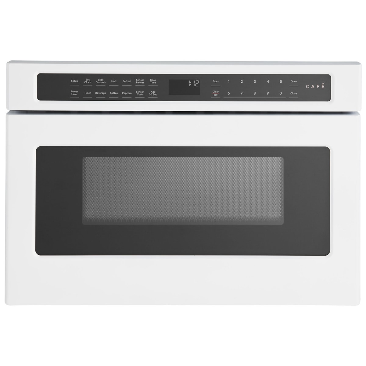 Cafe 24 in. 1.2 cu. ft. 1000W Drawer Microwave with Sensor Cooking - Matte White, Matte White, hires