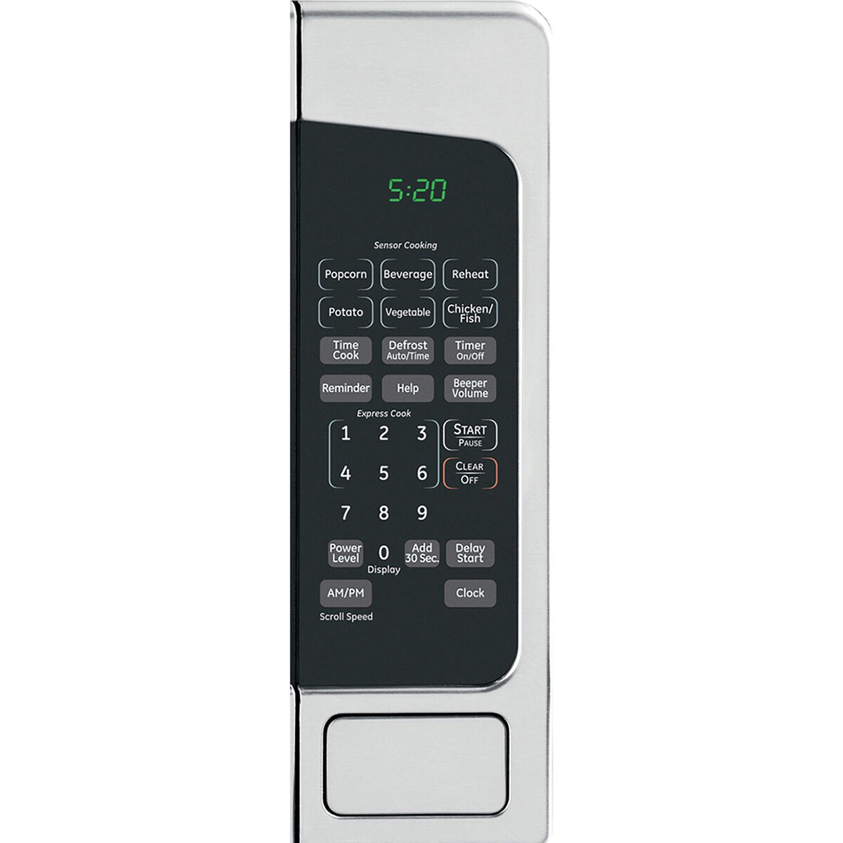 GE 24 in. 2.0 cu. ft. 1200W Countertop Microwave with Sensor Cooking - Stainless Steel, Stainless Steel, hires