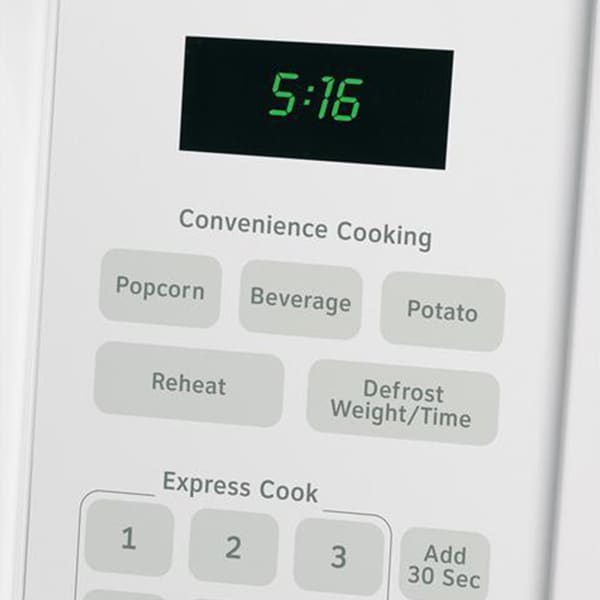 Hotpoint 30 in. 1.6 cu. ft. 1000W Over-the-Range Microwave with 300 CFM - White, White, hires