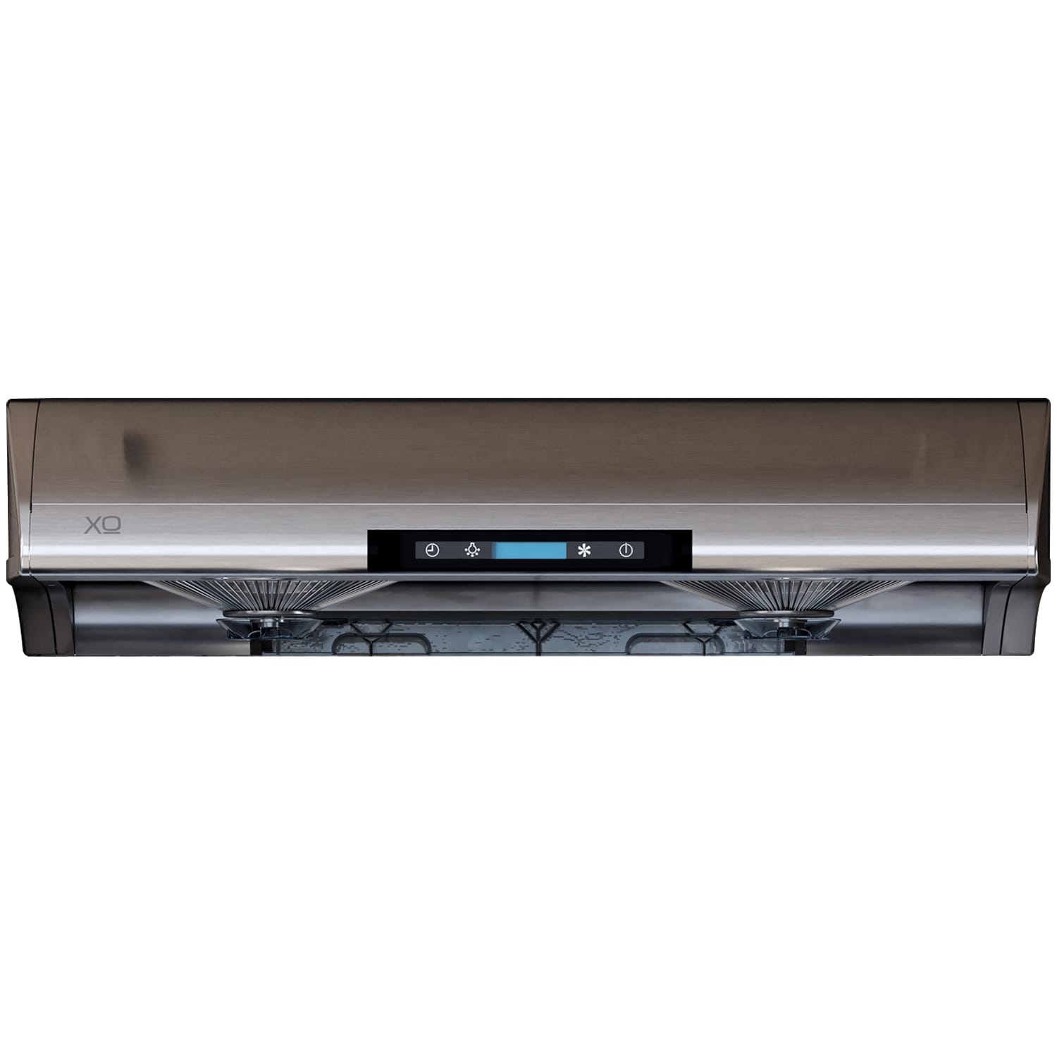 XO 30 in. Ducted Standard Style Range Hood with 550 CFM, 6 Fan Speeds & 2 Halogen Lights - Black, Black, hires