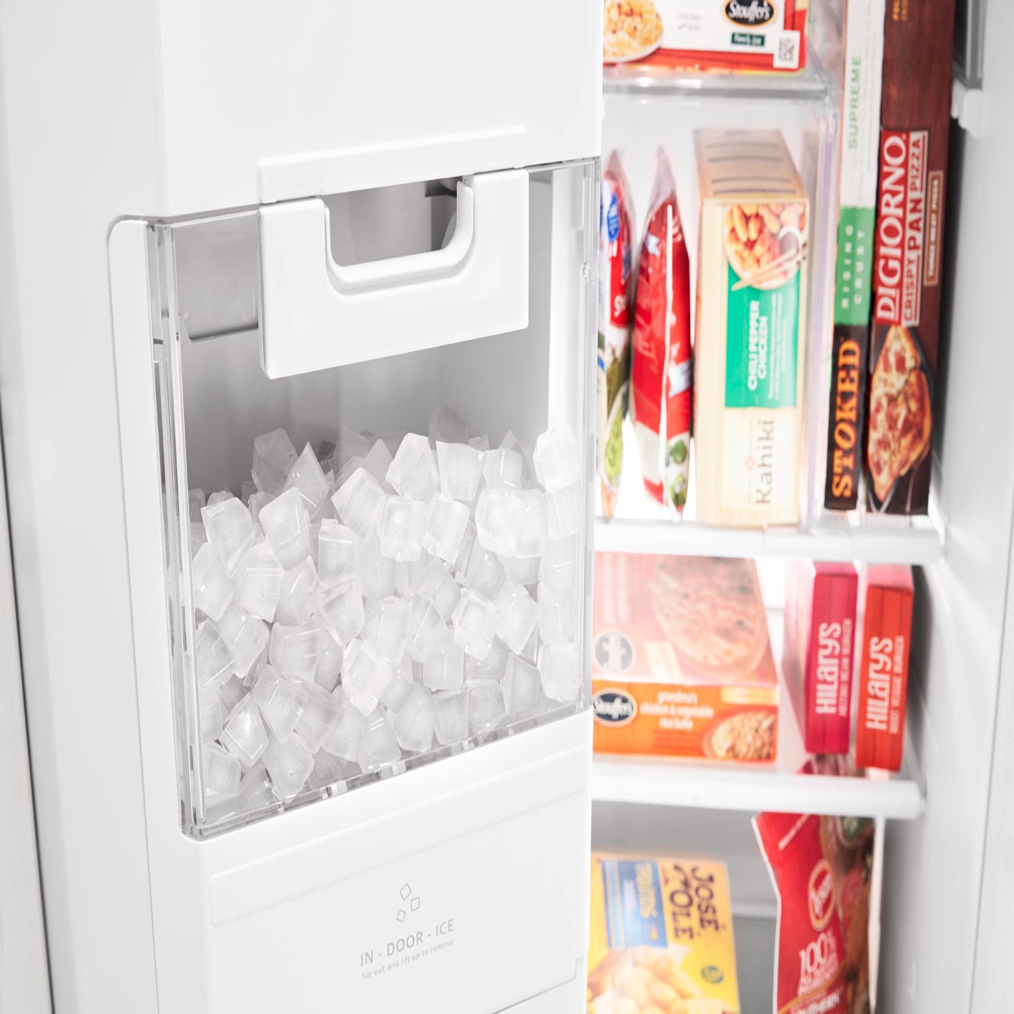 Maytag 36 in. 24.5 cu. ft. Side by Side Refrigerator with Ice & Water Dispenser - White, White, hires