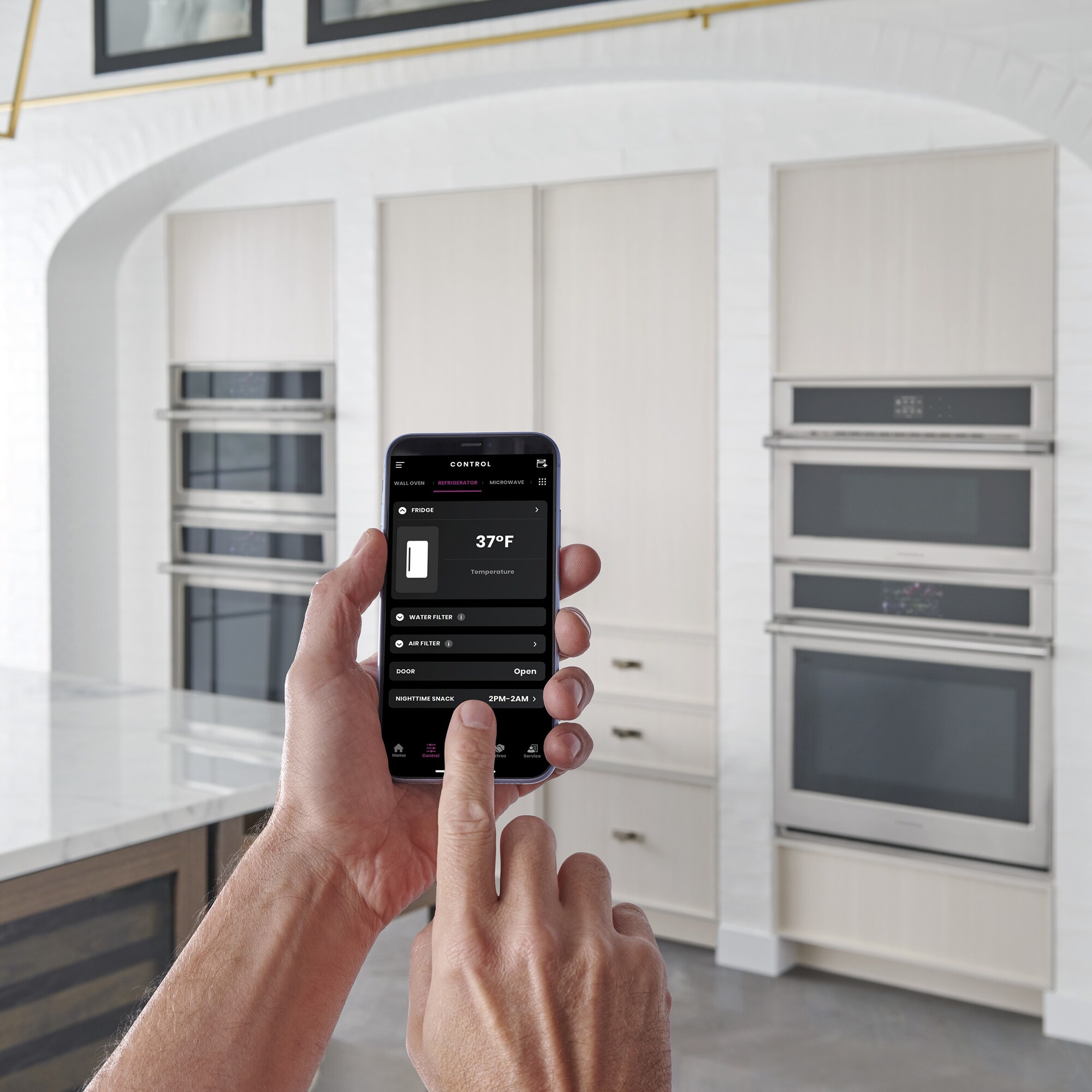 Monogram 24 in. 13.3 cu.ft. Built-In Smart Counter Depth Freeezerless Refrigerator - Custom Panel Ready, , hires