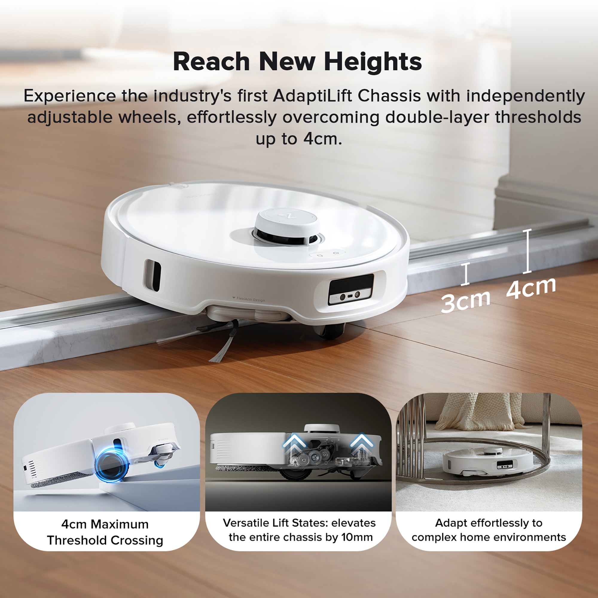 Roborock Qrevo Curv Wi-Fi Connected Auto-Empty Pet Robotic Vacuum/Mop Combo with Voice Control, , hires