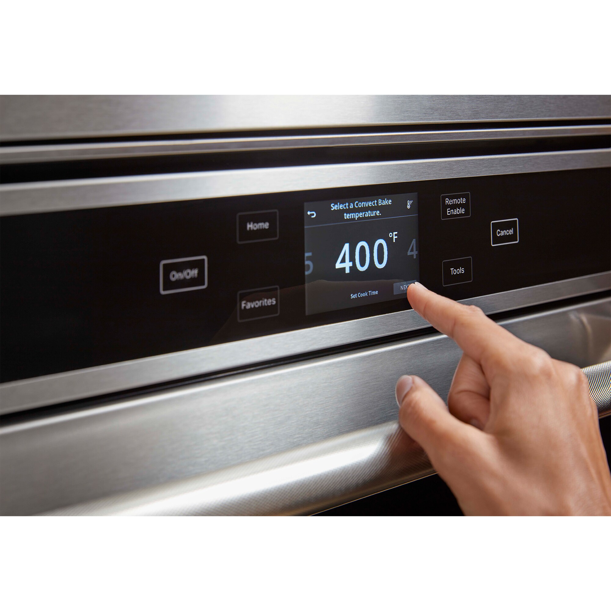 KitchenAid 24 in. 2.6 cu. ft. Smart Electric Single Wall Oven with True European Convection - Fingerprint Resistant Stainless Steel, , hires