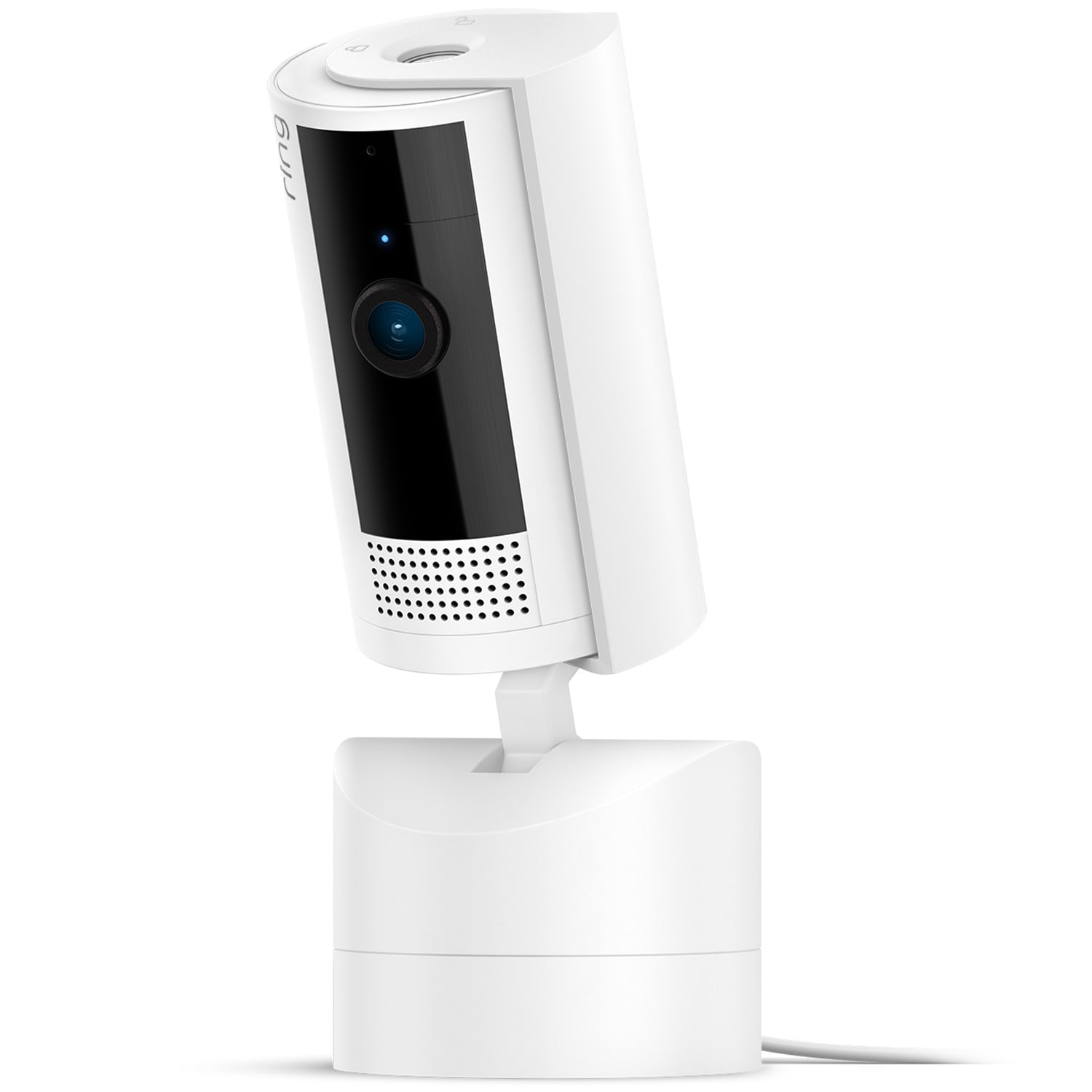 Ring - Pan-Tilt Indoor Cam with 360 Horizontal Pan Coverage, Live View & Two-Way Talk, and HD Video (White), , hires