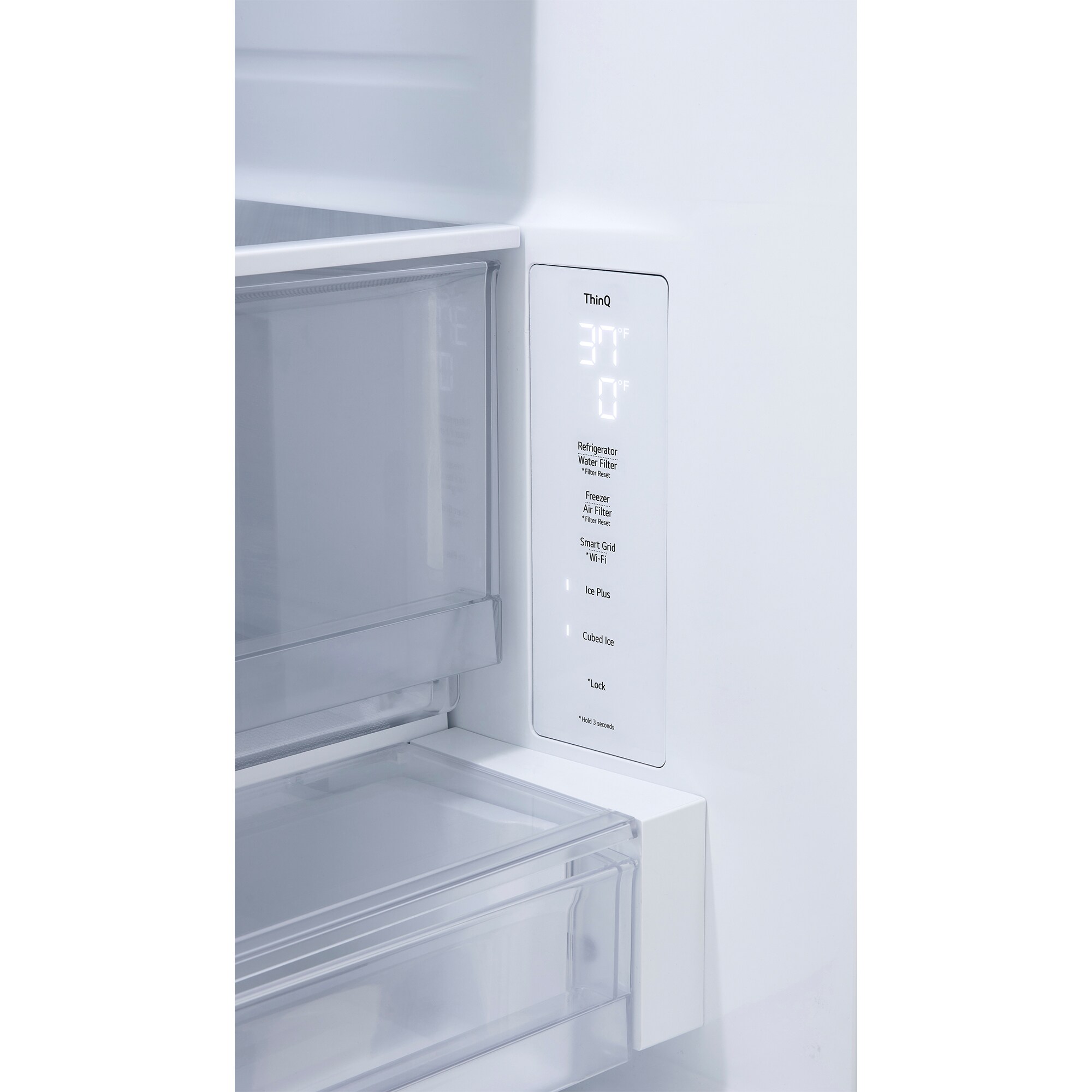 LG 36 in. 31.7 cu. ft. Smart French Door Refrigerator with Internal Water Dispenser - PrintProof Stainless Steel, , hires