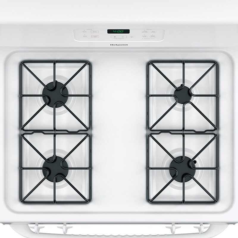 Hotpoint Hotpoint 30" Freestanding Gas Range with 4 Sealed Burners, 4.8