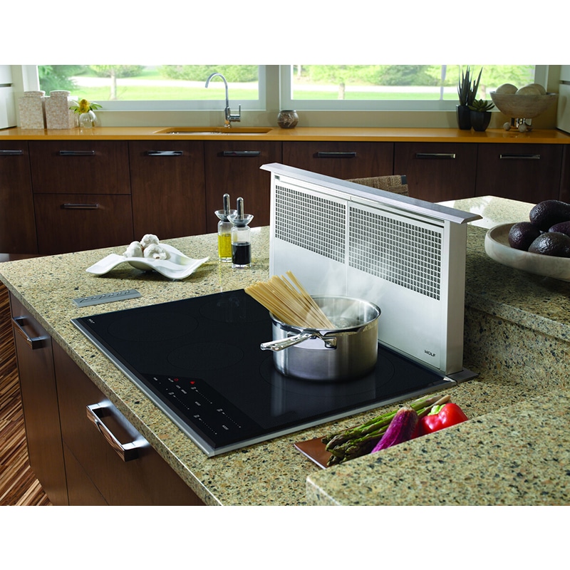 Wolf 30 in. Convertible Downdraft with 3 Fan Speeds - Stainless Steel, , hires