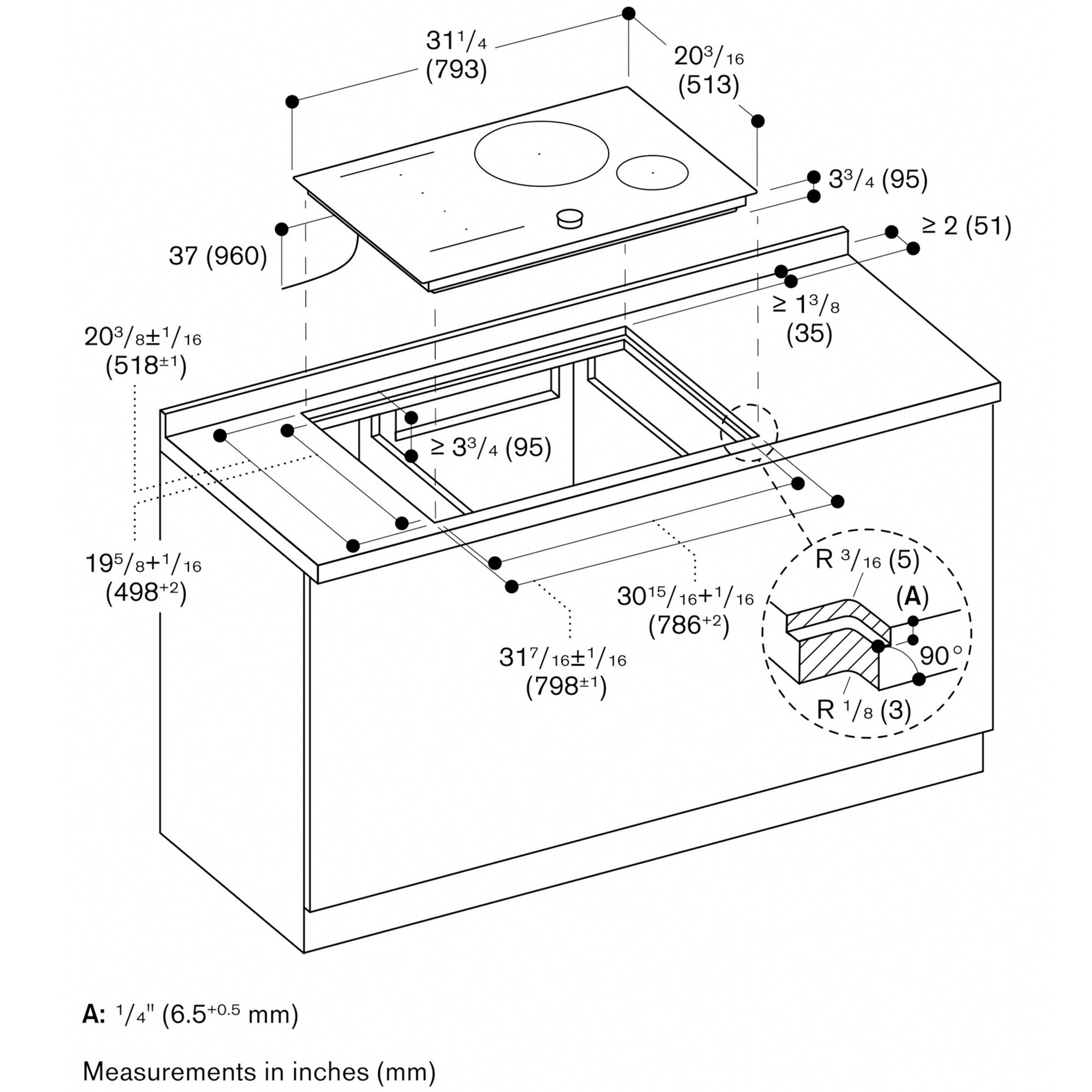 Gaggenau 200 Series 30 in. 4-Burner Smart Induction Cooktop with Simmer Burner & Power Burner - Black, , hires