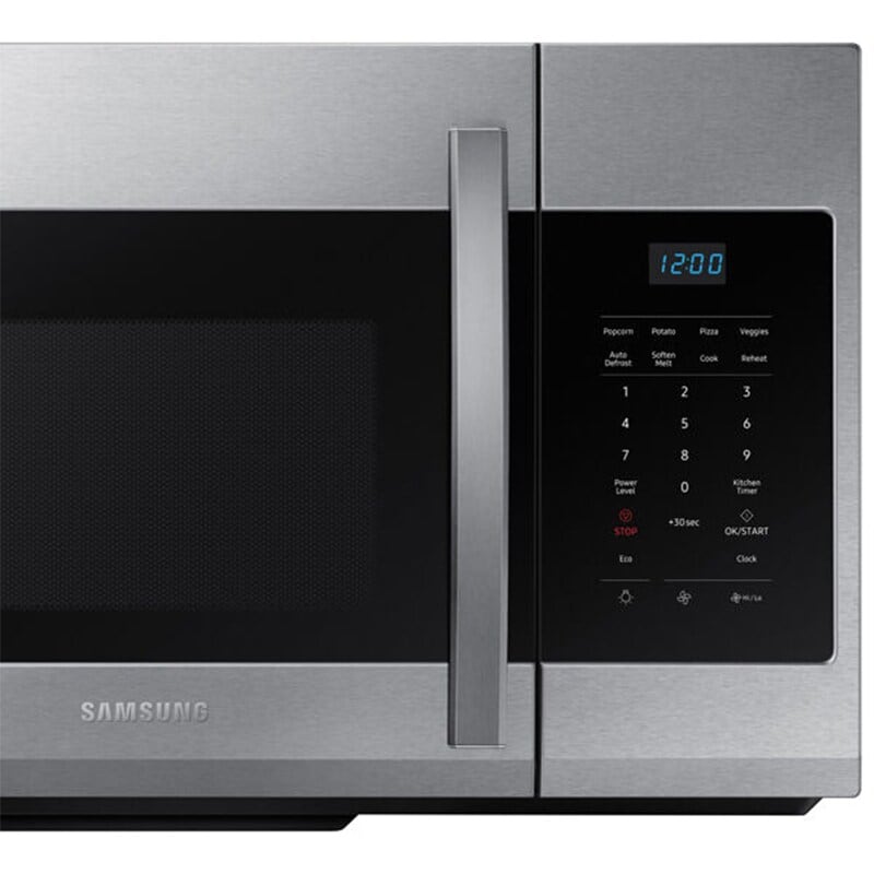 Samsung 30 in. 1.7 cu. ft. 1000W Over-the-Range Microwave with 300 CFM - Stainless Steel, Stainless Steel, hires