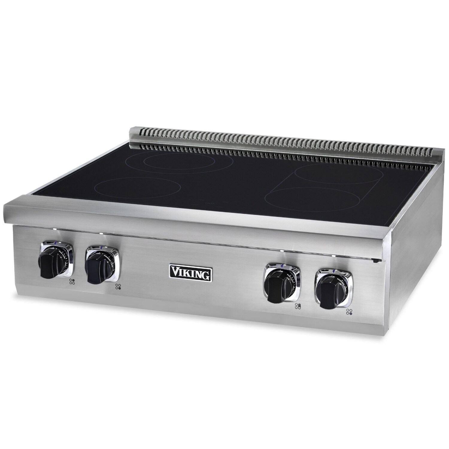 Viking 5 Series 30 in. 4-Burner Electric Rangetop with Simmer Burner & Power Burner - Stainless Steel, , hires