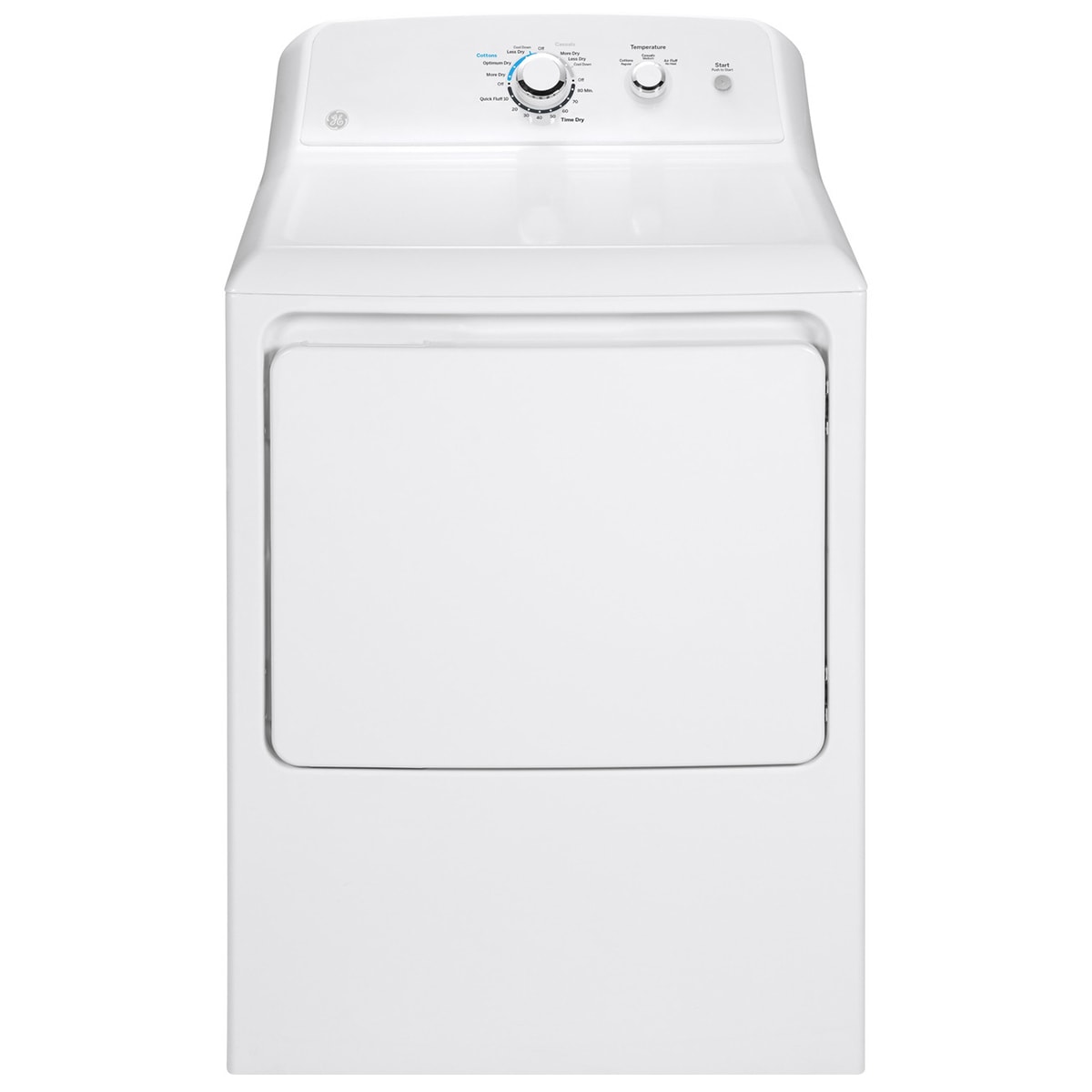 GE 27 in. 6.2 cu. ft. Gas Dryer - White, , hires