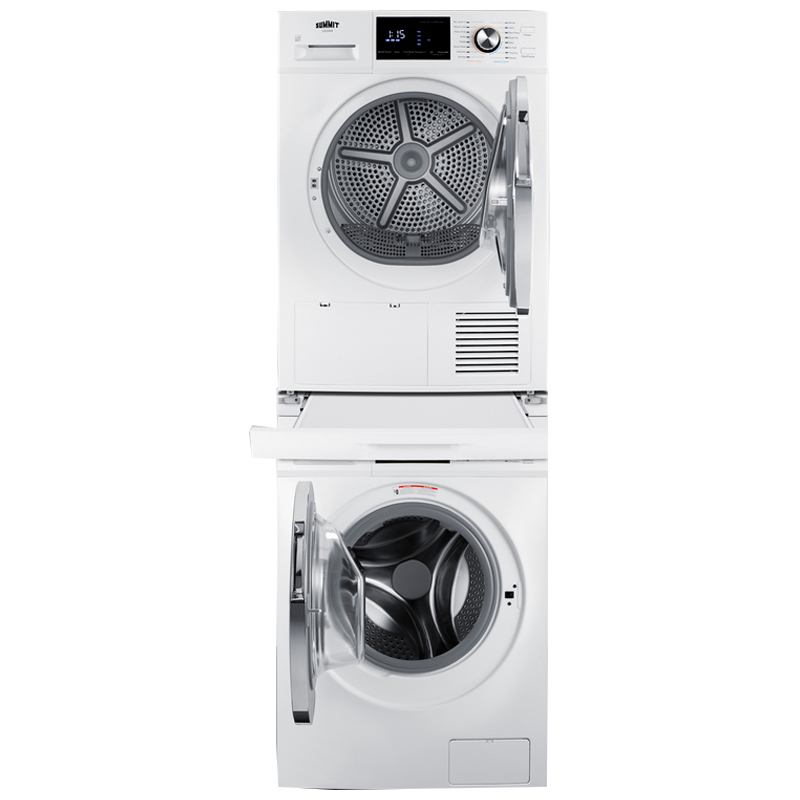 Summit 24 in. Washer/Dryer Stacking Kit - White | P.C. Richard & Son