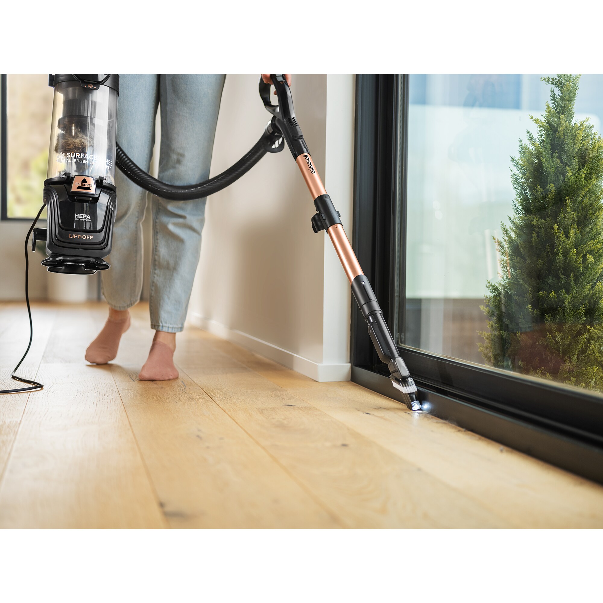 Bissell SurfaceSense Lift-Off Light-Weight Bagless Pet Upright Vacuum with HEPA Filter & 1 Additional Tools, , hires