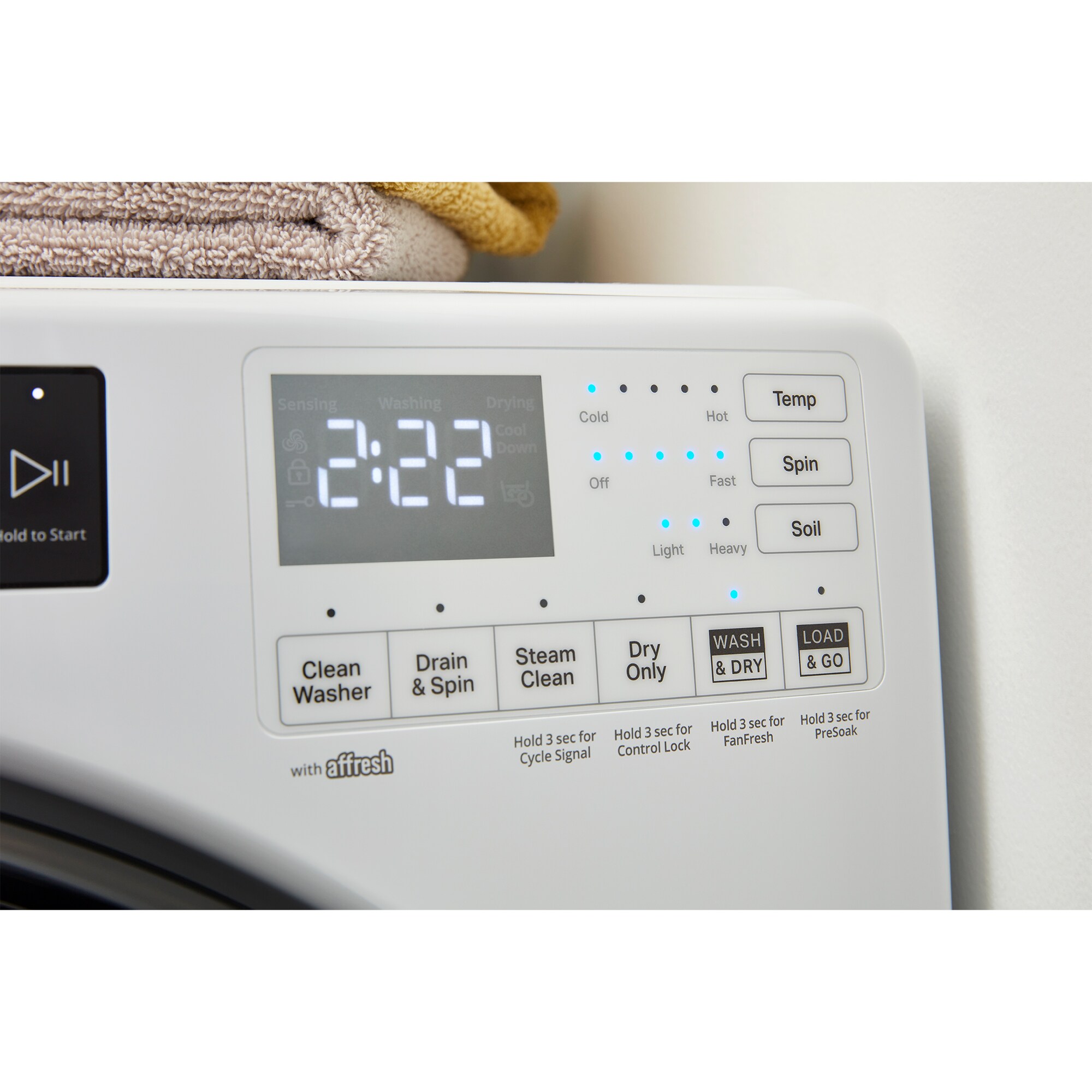 Whirlpool 27 in. 4.5 cu. ft. Electric All-in-One Front Load Washer-Dryer Combo with 1 Dryer Program & Wrinkle Care - White, , hires