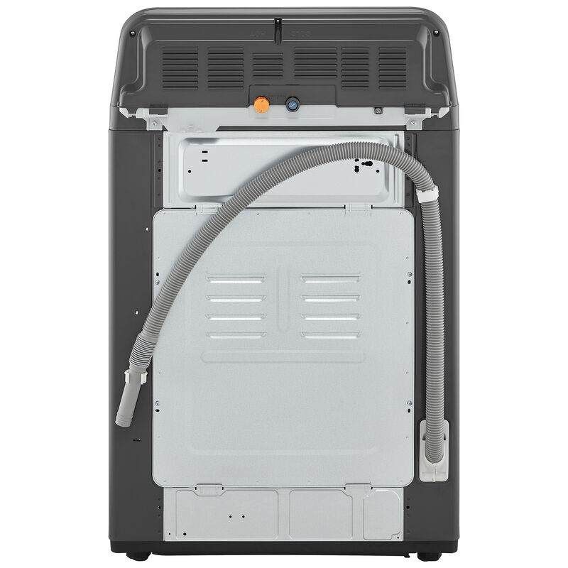 LG 27 in. 4.1 cu. ft. Top Load Washer with 4-Way Agitator, Slam Proof Glass Lid & True Balance Anti-Vibration System - Monochrome Gray, Monochrome Gray, hires