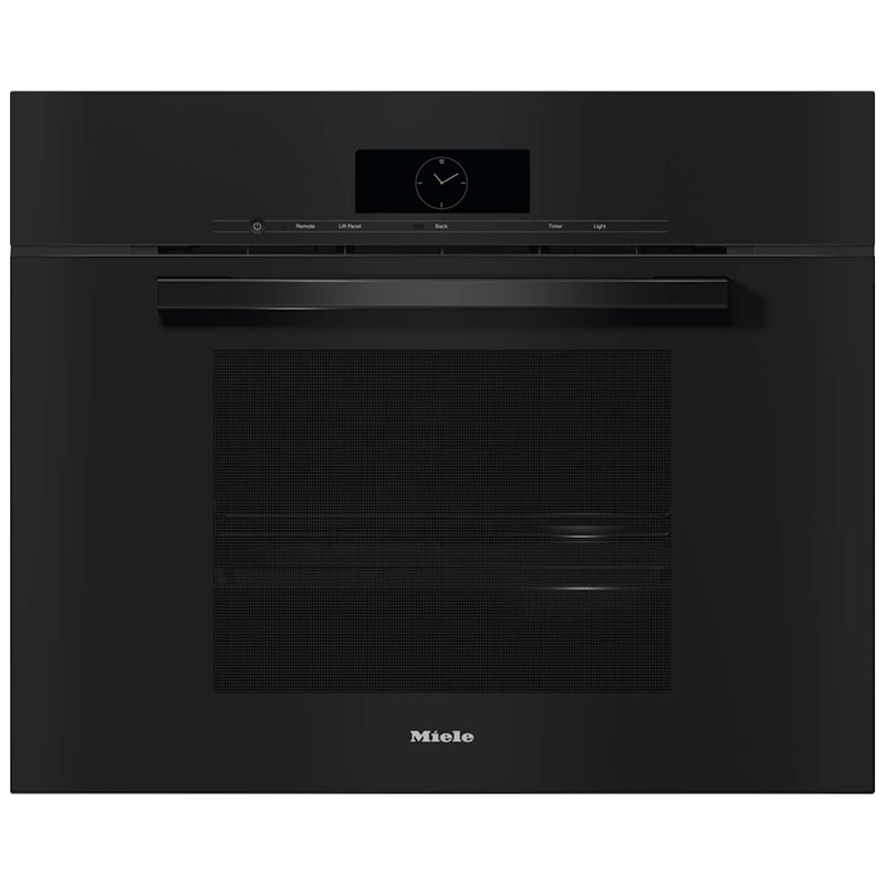 Miele PureLine Series 30 in. 2.4 cu. ft. Smart Steam Electric Single Wall Oven with True European Convection - Obsidian Black, , hires