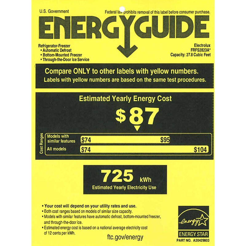 Frigidaire 36 in. 27.8 cu. ft. French Door Refrigerator with Ice & Water Dispenser - Black Stainless, Black Stainless, hires