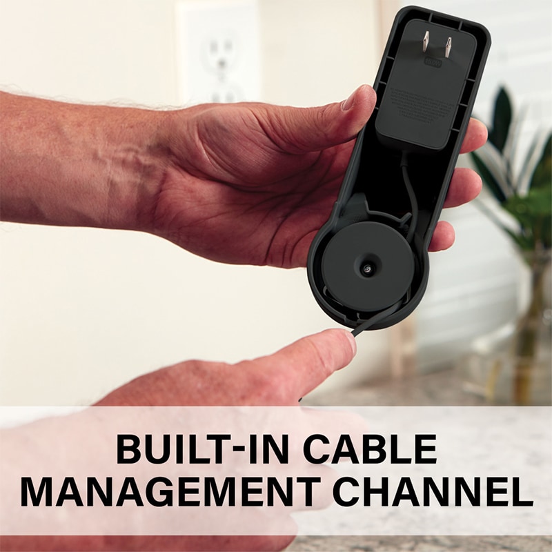 Sanus - Outlet Hanger Designed for Echo Dot (4th Gen) - Black, , hires