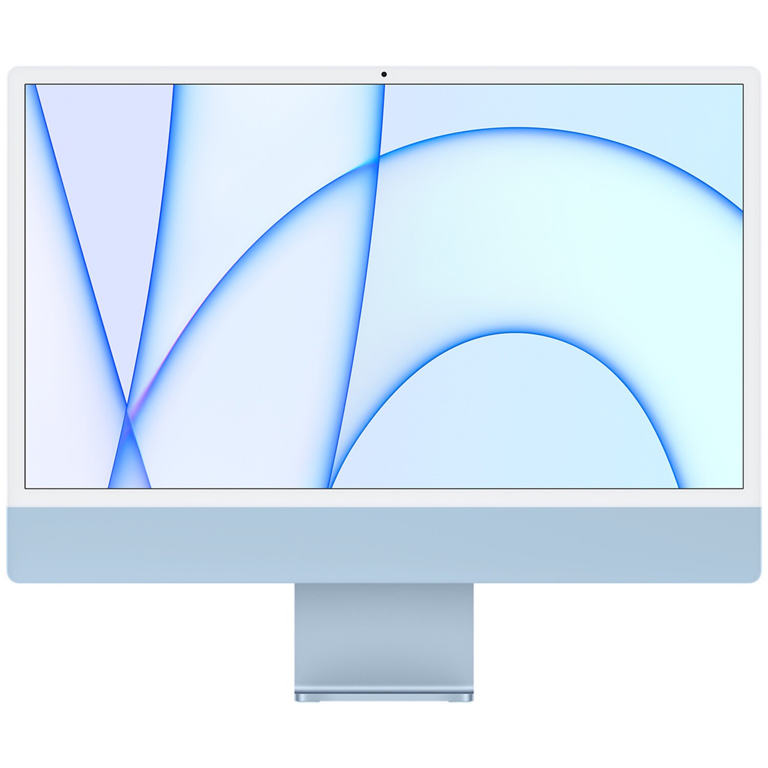 Apple iMac with 4.5K Retina Display, Apple M1 8-core, 8GB RAM, 256GB SSD, Apple 8-core GPU, MacOS - Blue (MGPK3LL-A)