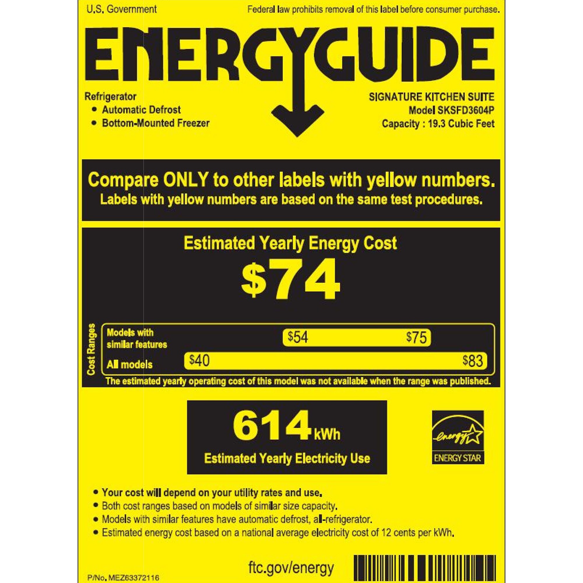 Signature Kitchen Suite 36 in. 19.3 cu. ft. Built-In Smart Counter Depth 4-Door French Door Refrigerator with Internal Water Dispenser - Custom Panel Ready, , hires