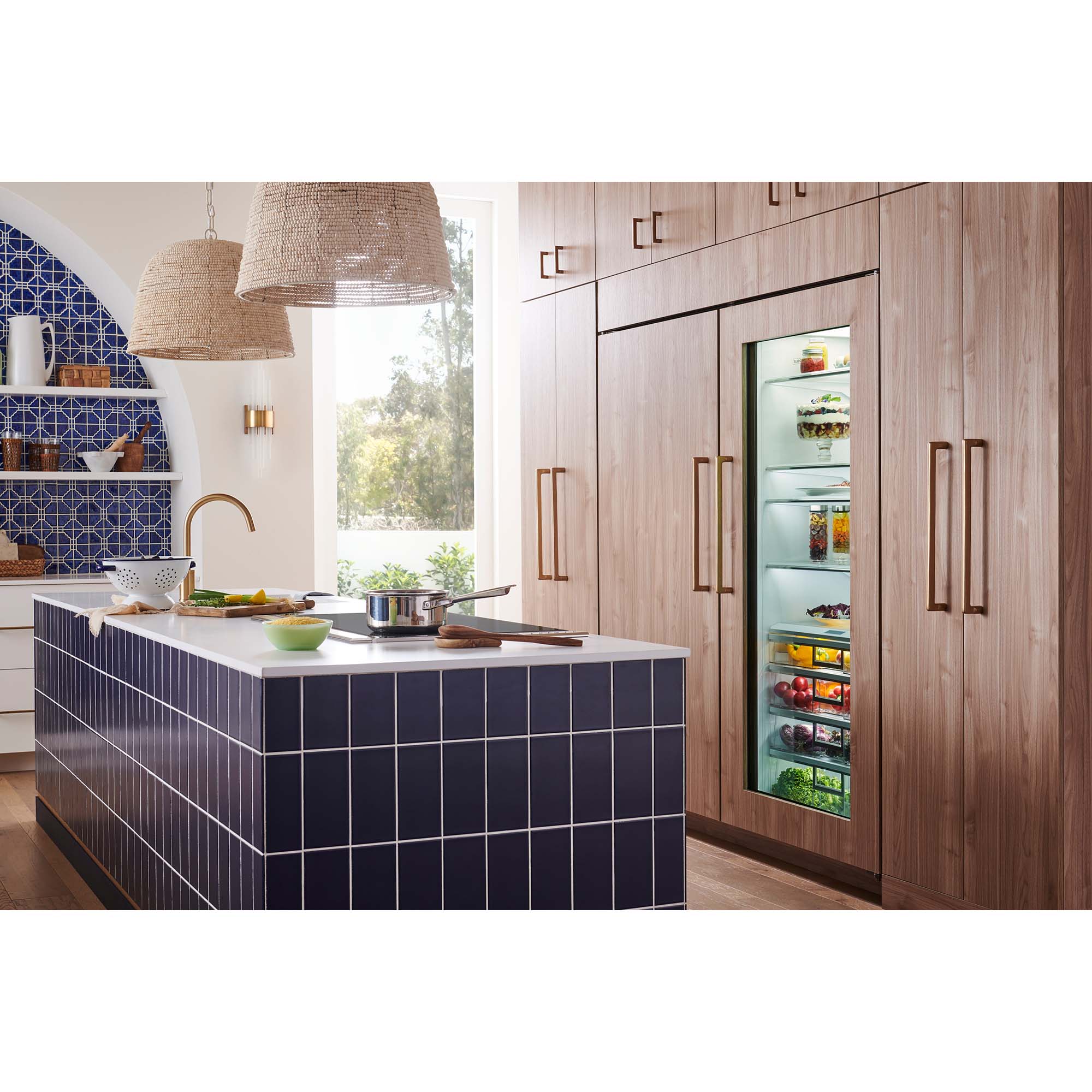 Sub-Zero 36 in. 20.6 cu. ft. Built-in Smart Triple-Drawers Upright Freezer with Ice-Maker & Adjustable Shelves - Stainless Steel, , hires