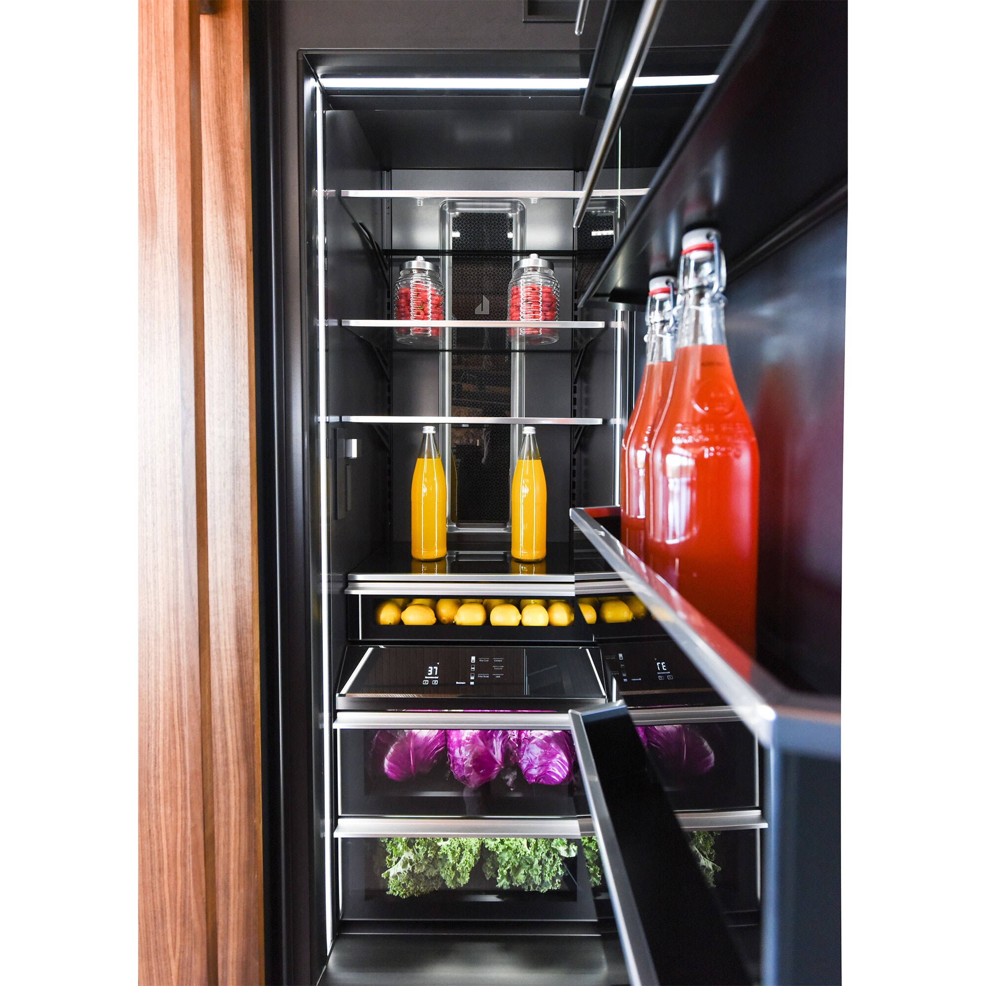 JennAir 24 in. 13 cu.ft. Built-In Smart Counter Depth Freeezerless Refrigerator with Internal Water Dispenser - Custom Panel Ready, , hires