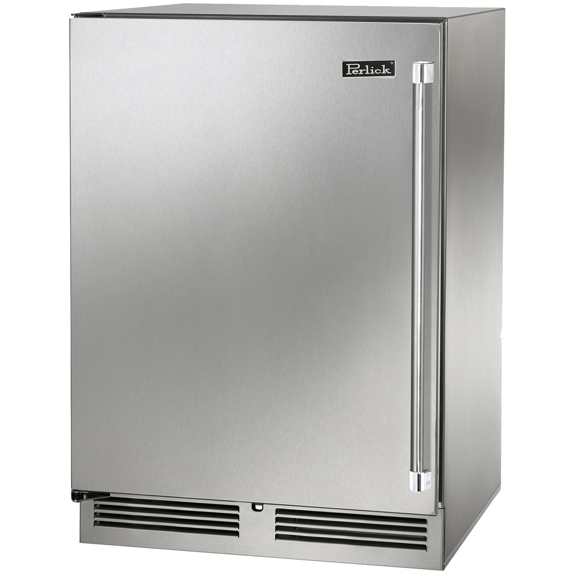 Perlick Signature Series 24 in. Built-In 5.2 cu. ft. Compact Beverage Center with Pull-Out Shelves & Digital Control - Stainless Steel, , hires