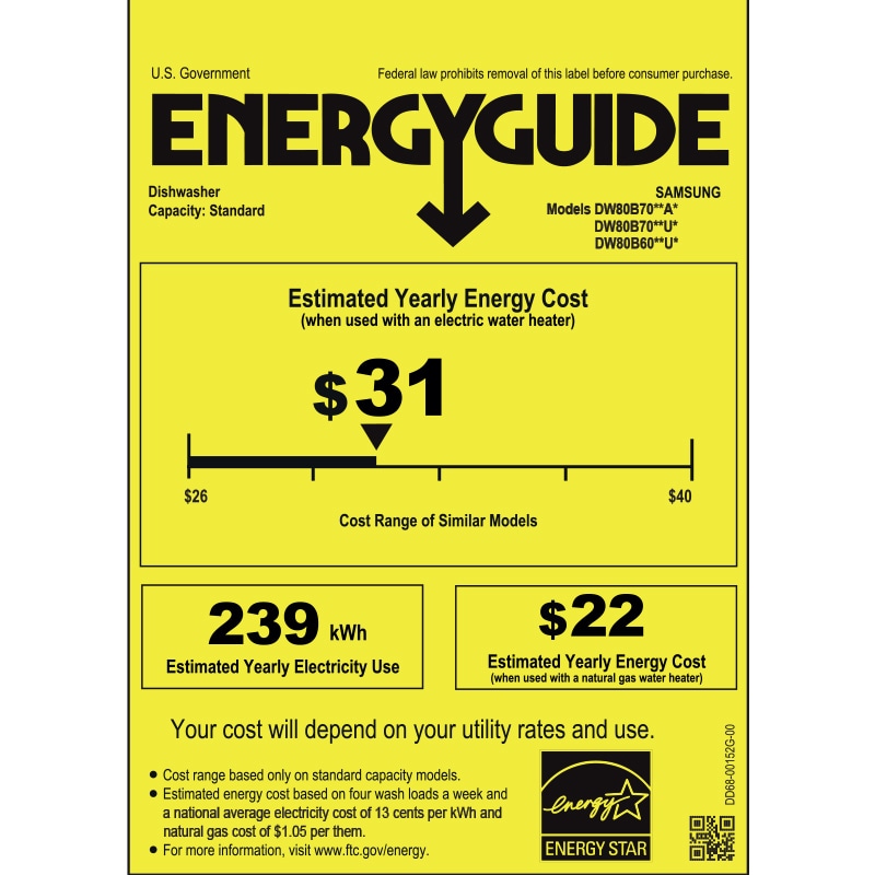 Samsung 24 in. Top Control Smart Dishwasher with 42 dBa Sound Level, 3rd-Rack, Ventilation Drying System & Pocket - Stainless Steel, Stainless Steel, hires
