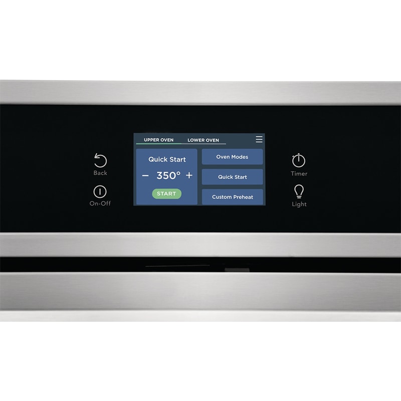 Frigidaire 30 in. 10.6 cu. ft. Top Control Electric Double Wall Oven with Standard Convection - Stainless Steel, Stainless Steel, hires