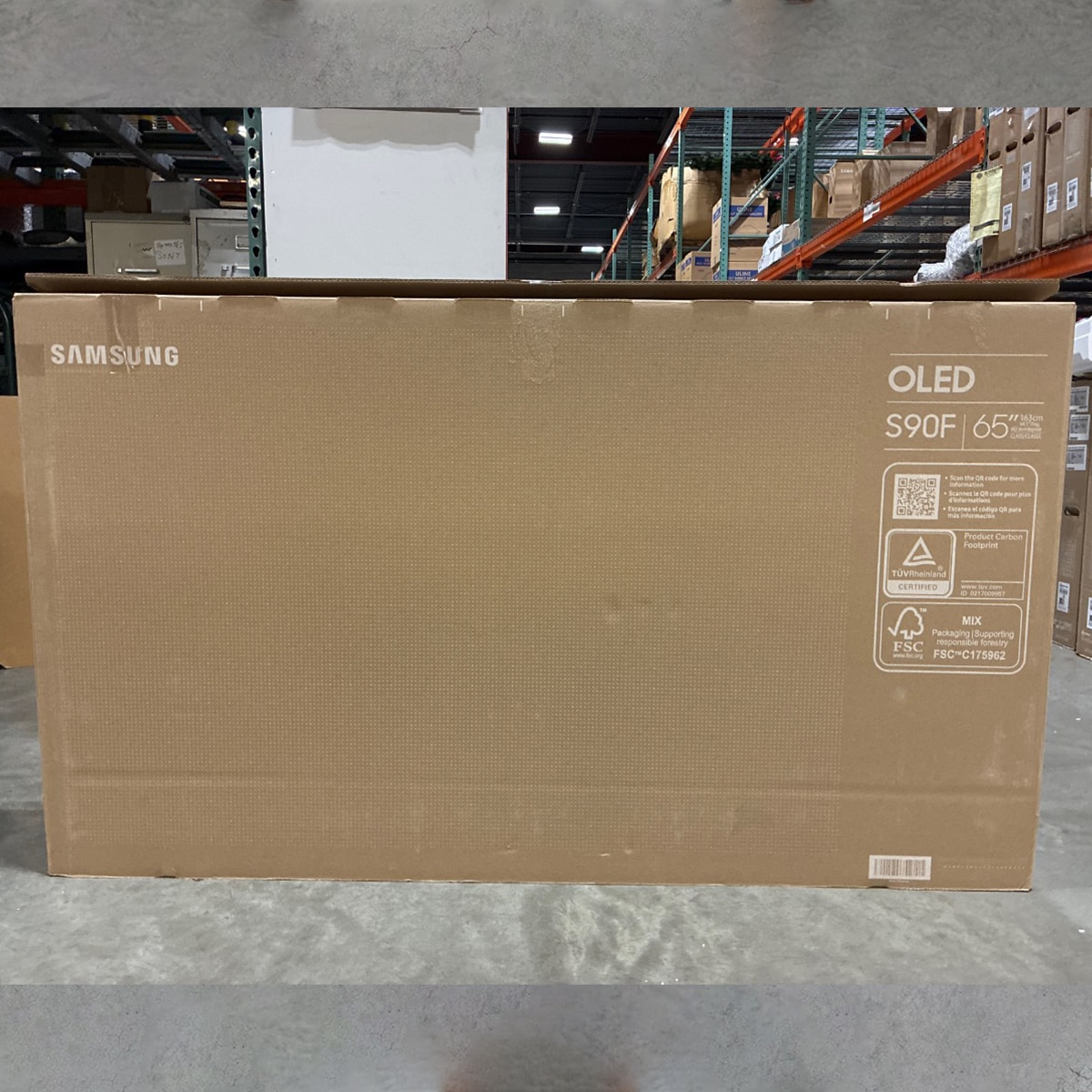 Samsung - 65" Class S90F OLED 4K UHD Samsung Vision AI Smart TV (Open Box Good Condition), , hires