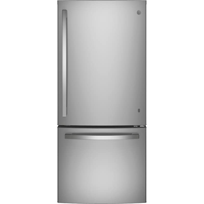GE 30 in. 20.9 cu. ft. Bottom Freezer Refrigerator - Stainless Steel, Stainless Steel, hires