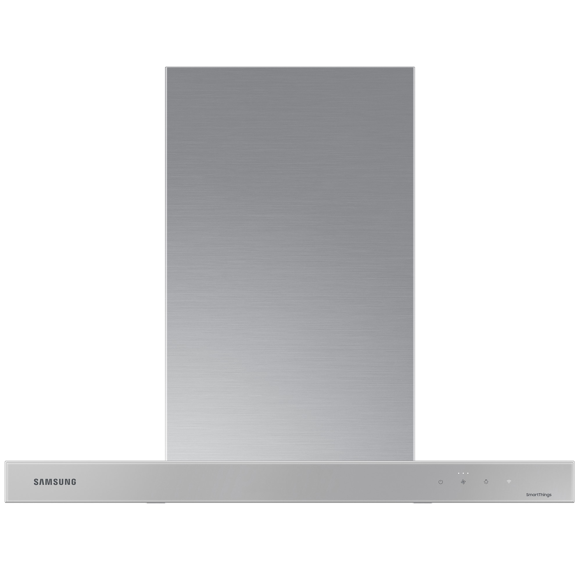 Samsung 30 in. Smart Convertible Chimney Style Range Hood with 630 CFM, 4 Fan Speeds & 1 LED Light - Gray, , hires
