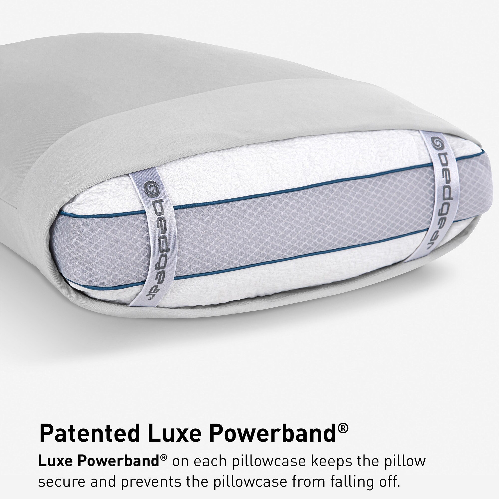 BEDGEAR Ver-Tex Split King / Split Cal King Size Sheet Set (Ideal for Adj. Bases) - Light Grey, , hires